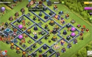 Clash of clans cv13 vila linda