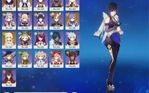 Raiden + Yelan + keqing Ar38