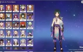 AR 57 XIAO/AYAKA/EULA/YOIMIYA/KAZUHA/ E OUTROS