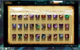 Conta de lol 100 champions e 25 skins,atualmente bronze 4