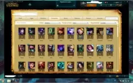 Conta de lol 100 champions e 25 skins,atualmente bronze 4