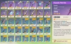 Ganyu + Zhongli C1 + Keqing + Jean +baner no garantido Ar 35