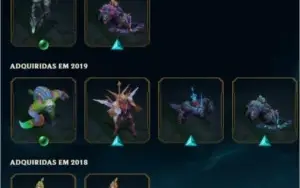 Conta lol platina 1, criada em 2018