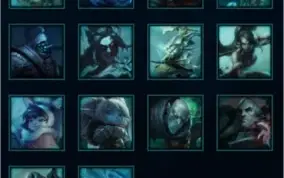 CONTA LOL COM 117 SKINS, QUASE TODOS OS CAMPEÕES