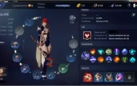 VENDO MAGA LVL 56 COM 58 K POWER