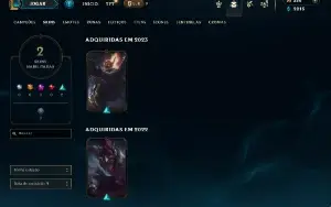 Bronze 3 com 35 Champs e 2 Skins