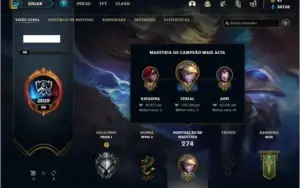 Conta prata 1 com 70 skins e 83 champs + Ryze triunfante