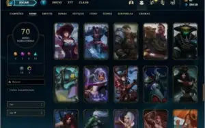Conta prata 1 com 70 skins e 83 champs + Ryze triunfante