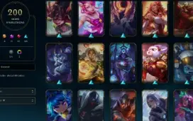 Conta de LoL 200 SKINS / TODOS os Personagens 7 Skins Vitori