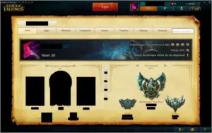 CONTA LEAGUE OF LEGENDS PLAT V, 41 SKINS.