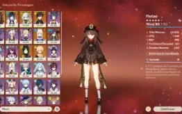Genshin Ar50 Hutao-Yelan+Bis-Nahida-Zhongli-Kokomi+BanerGara