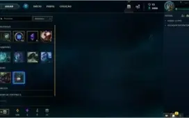 Vendo conta lol smurf gold 1, com borda ouro season passada!