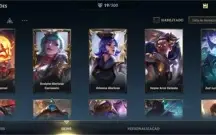 Conta Wild Rift Diamante IV. NV max, 64 champions, 20 skins.
