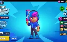 Conta brawl stars rara com Shelly estelar