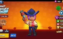 Conta brawl stars rara com Shelly estelar