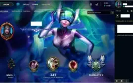 Conta League Of Legends Diamante - 133 Champs, 161 Skins.