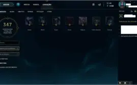 Conta League Of Legends Diamante - 133 Champs, 161 Skins.