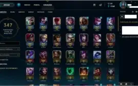 Conta League Of Legends Diamante - 133 Champs, 161 Skins.