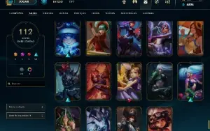 Conta Lol Inativa +100 Skins Sem Rank Pronto Pra Ranked
