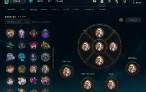 Conta LOL Diamante 105 heros, 90 skins
