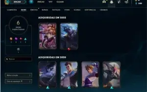 Conta bronze 2 com 25 Champs e 6 Skins ( MD10 JA FEITA )