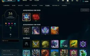 Conta PLATINA 4 | 72% Win - Lol (League Of Legends) Elomoon