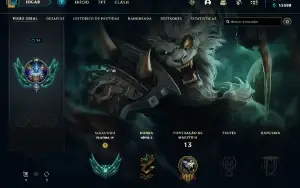 Conta PLATINA 4 | 72% Win - Lol (League Of Legends) Elomoon
