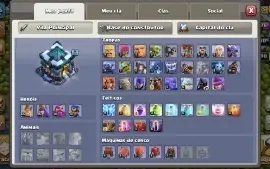 Coc - Cv13 6 Construtor + Clã Nível 10! No Preço!