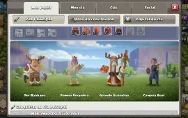 Coc - Cv13 6 Construtor + Clã Nível 10! No Preço!