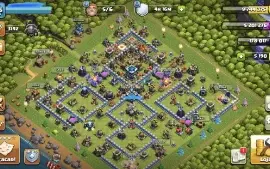 Coc - Cv13 6 Construtor + Clã Nível 10! No Preço!