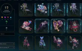 Conta sem rank League of legends (nickname feminino)
