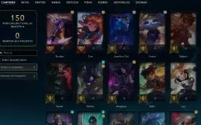 Conta sem rank League of legends (nickname feminino)