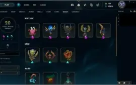 CONTA MESTRE TFT PLATINA NO LOL 126 SKINS,TODOS CAMPEÕES