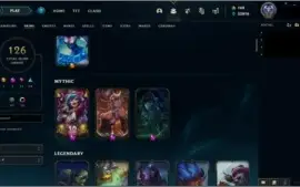 CONTA MESTRE TFT PLATINA NO LOL 126 SKINS,TODOS CAMPEÕES