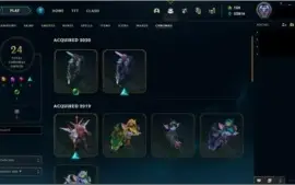 CONTA MESTRE TFT PLATINA NO LOL 126 SKINS,TODOS CAMPEÕES
