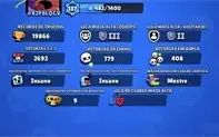 Conta Braw star! Conta grande com lendários.