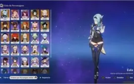 ACC Genshin Impact Ps4 - Zhongli, Eula, Albedo e mais