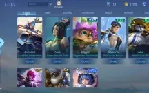 Conta Mobile Legends + 40 hérois + Rank Honra Mítica