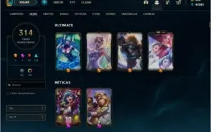 Conta lol Challenger 3 anos
