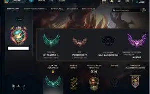 Conta lol Challenger 3 anos