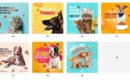 Pack Canva Petshop - 55 Artes Editáveis