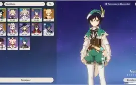 Conta mundo lvl 5, Rank de aventura lvl 44 + Venti + Keqing