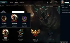 Conta League of Legends GOLD 4