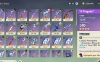 Conta ar54 com xiao yaemiko raiden e etc