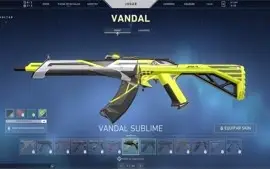 CONTA PRA SMURF, GOLD 1. COM FACA SAQUEADOR E VANDAL SUBLIME