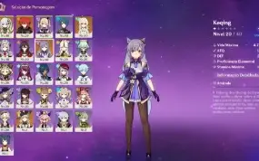 Conta Genshin Impact - Navia + Nahida + Diluc + Keqing