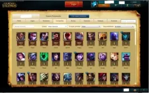 Conta de League of Legends Platina I
