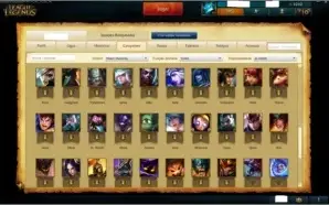 Conta de League of Legends Platina I