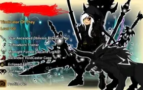 Conta AQW cheia de hard farm e 9 donated.