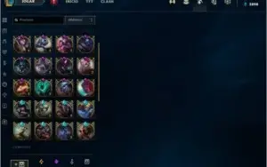 conta lol 300 skins